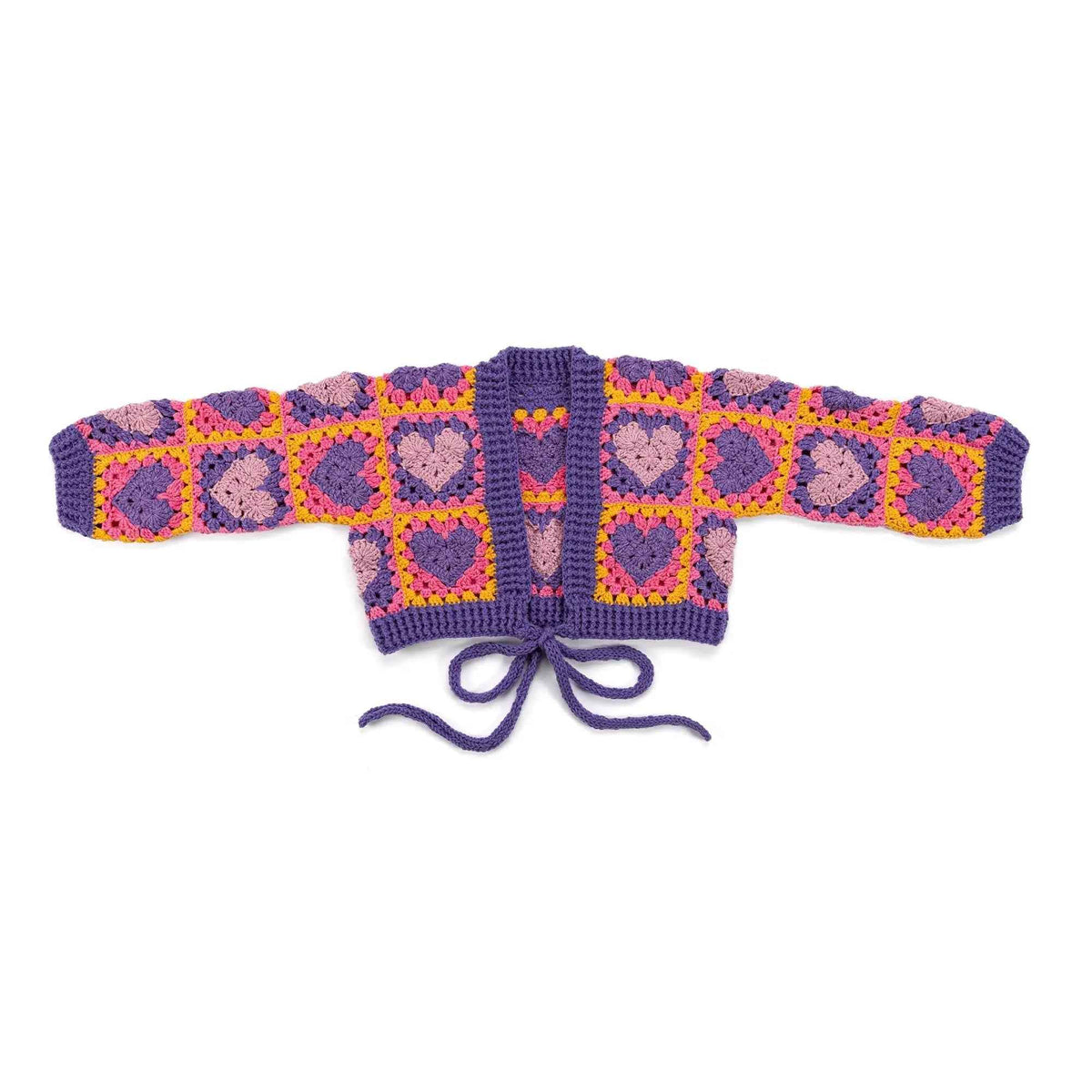 Red Heart Wrapped in Love Crochet Cardigan