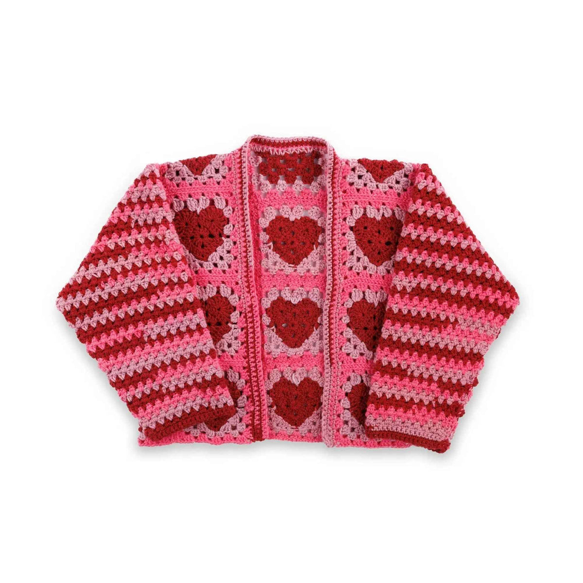 Red Heart Crochet Party Hearty Cardi