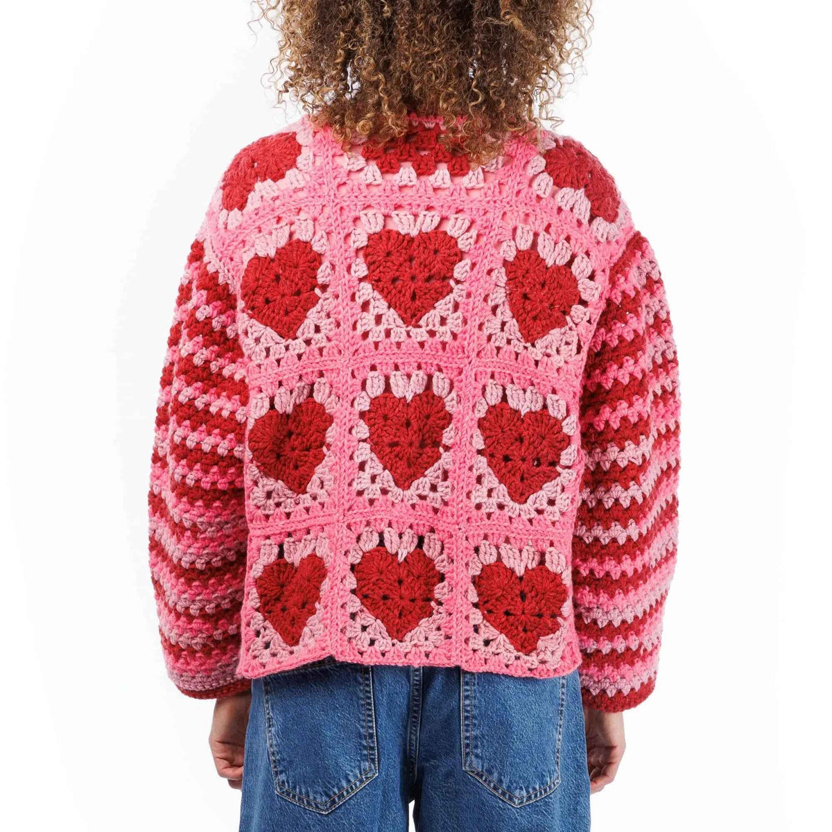 Red Heart Crochet Party Hearty Cardi