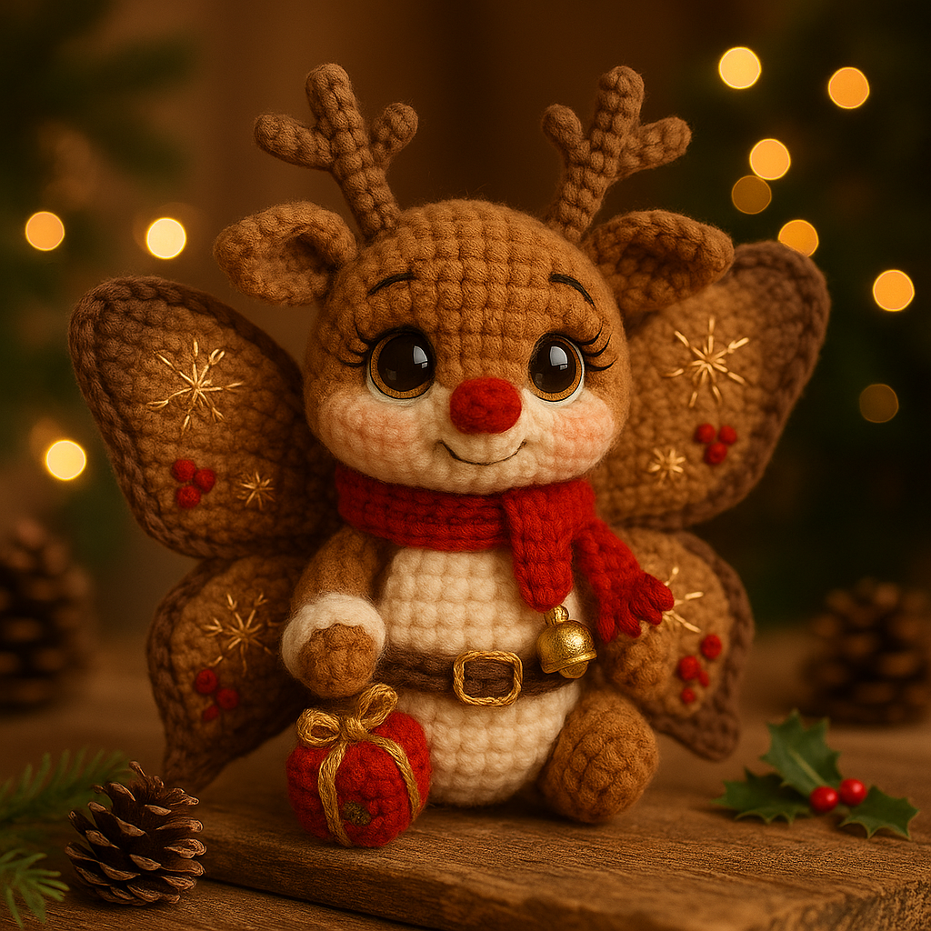 4 in 1 Christmas Butterflies Set – Crochet Patterns