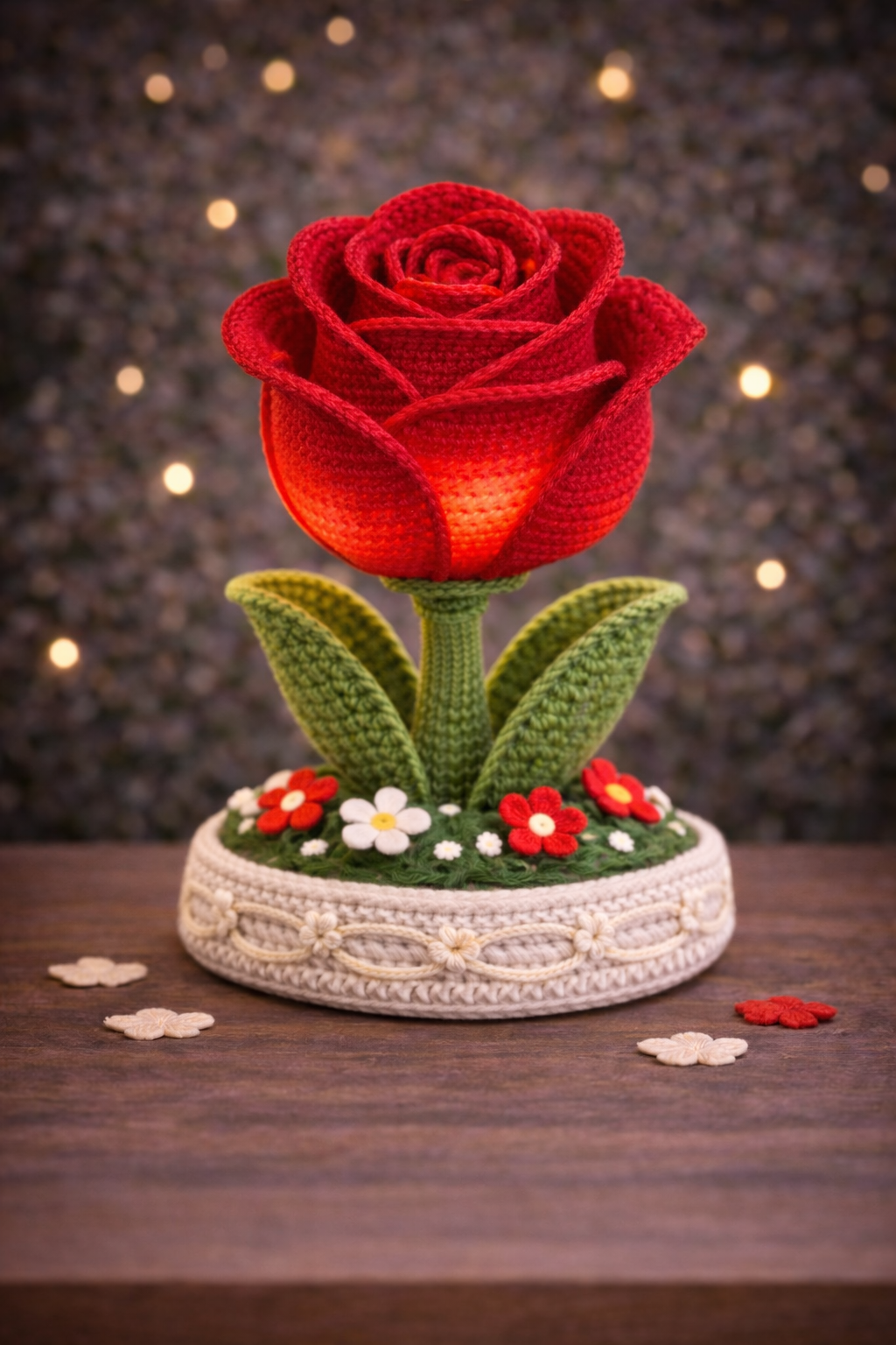 4 in 1 Flower Glow Lamps – Crochet Patterns
