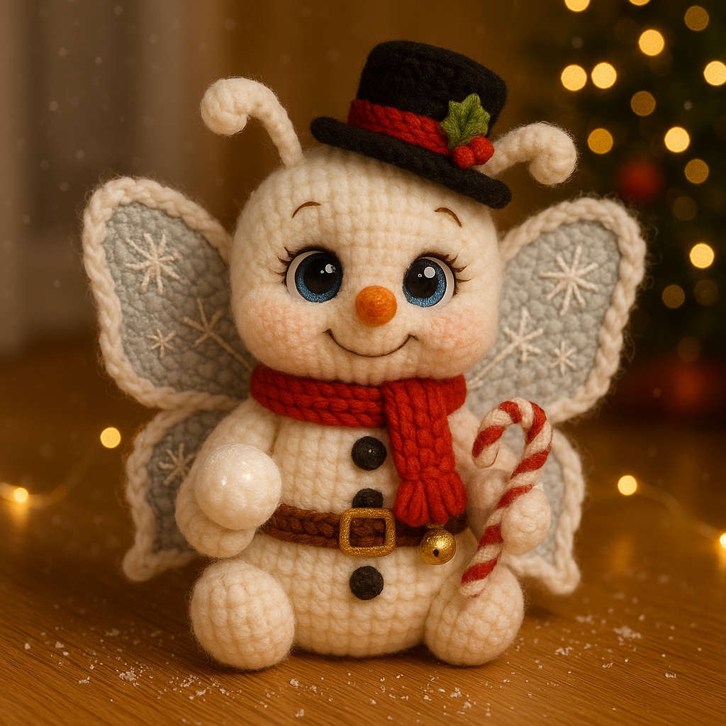 4 in 1 Christmas Butterflies Set – Crochet Patterns