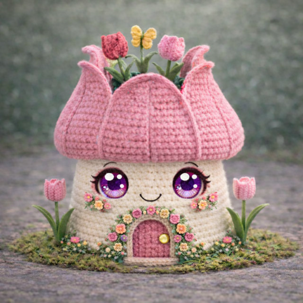 Tulip Manor Mushroom - Crochet Kit (Pattern Included)