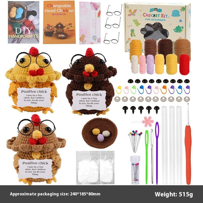 Converter Chicken Handmade Diy Crochet Material Package