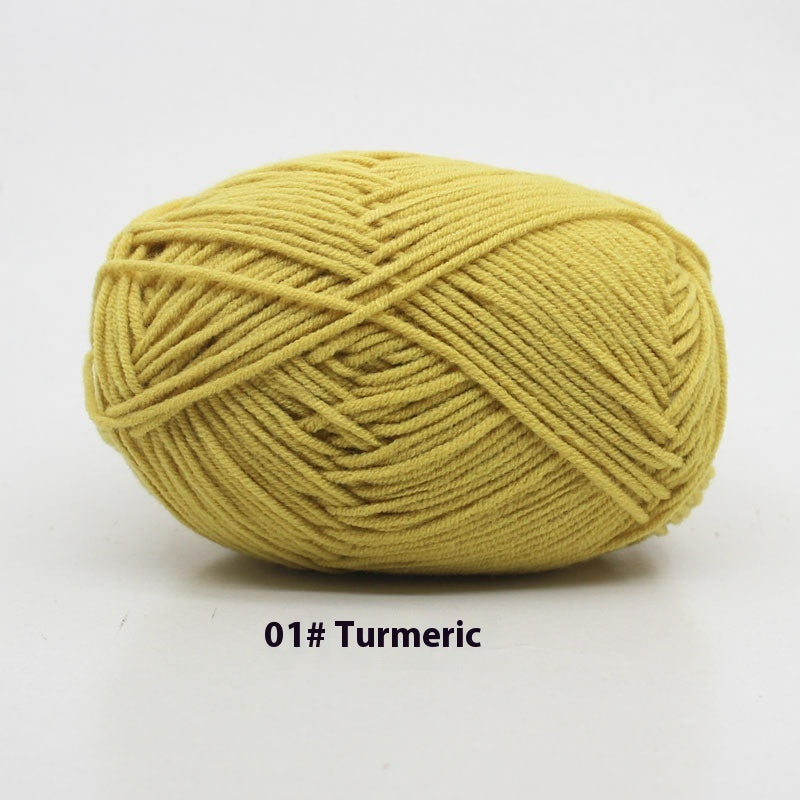 Four-strand Milk Cotton Crochet Cotton Wool Ball