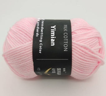 Four-strand Milk Cotton Crochet Cotton Wool Ball
