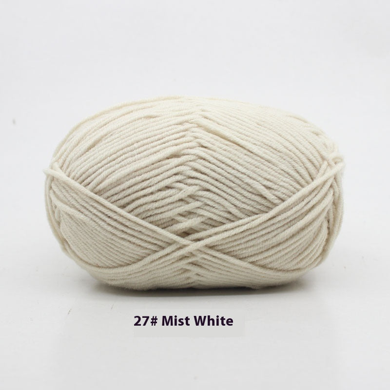 Four-strand Milk Cotton Crochet Cotton Wool Ball