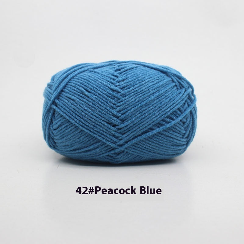 Four-strand Milk Cotton Crochet Cotton Wool Ball
