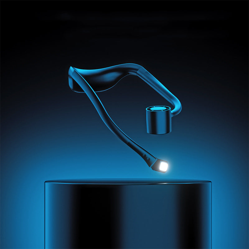 Hanging Neck Portable Usb Charging Fan With Light