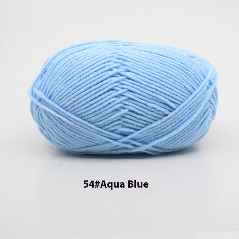 Four-strand Milk Cotton Crochet Cotton Wool Ball