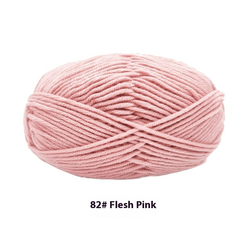 Four-strand Milk Cotton Crochet Cotton Wool Ball