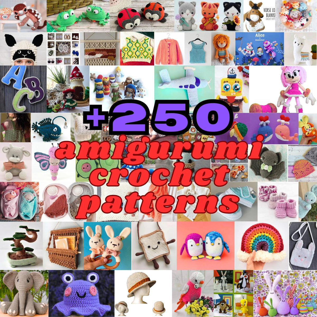 250+ Cute Amigurumi Crochet Patterns