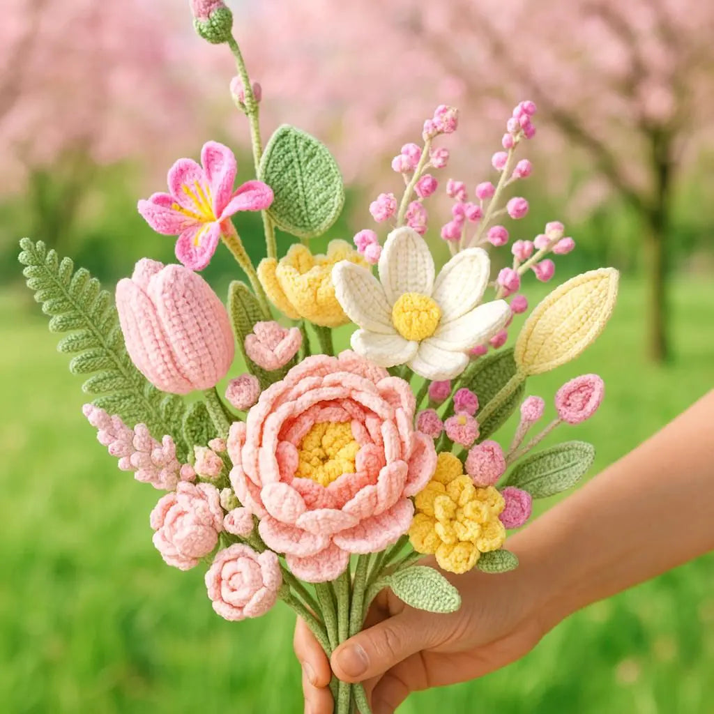 600+ Flower Bouquet Crochet  Pattern
