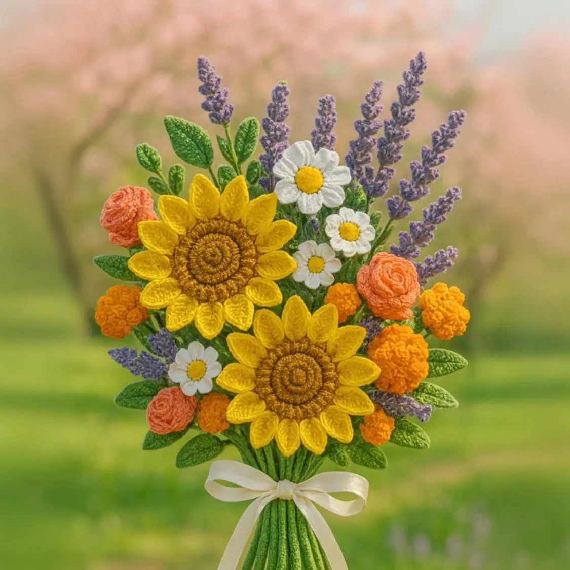 600+ Flower Bouquet Crochet  Pattern